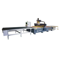 Machine de nesting CNC 1325 multifonctionnelle pour meubles en panneaux de bois et armoires de cuisine, avec chargement et déchargement automatiques, routeur CNC