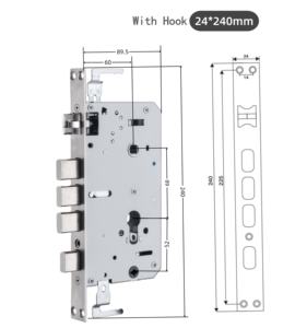 एक्सेललॉक कस्टम सस्ते थोक मोर्टस डोर हैंडल Rfid tuya Wifi रिमोट अनलॉक स्मार्ट टी लॉक - Product Image 4