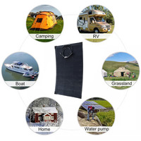 Mini ETFE Esnek Güneş Paneli 20W 30W 35W 40W SunPower Hücreleri Deniz Tekneleri için