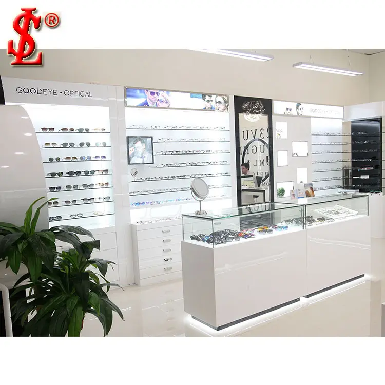 Настенный стеллаж для солнечных очков, лучший дизайн магазина оптических очков, мебель для магазина оптических очков, дизайн интерьера магазина