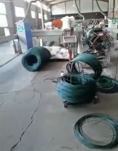 Dây PVC lớp phủ Dây chuyền sản xuất với PLC điều khiển 15KW động cơ có thể điều chỉnh nhiệt độ cho hàng rào dây - Product Image 5