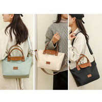 Sac bandoulière vintage en nylon pour femme, design personnalisé, style dumpling, sac à l'épaule, sac de soirée