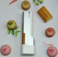 Imprimante jet d'encre DTF portable automatique avec tête d'impression XP600 pour l'impression d'étiquettes de café, de tubes de tatouage et de factures avec encre comestible