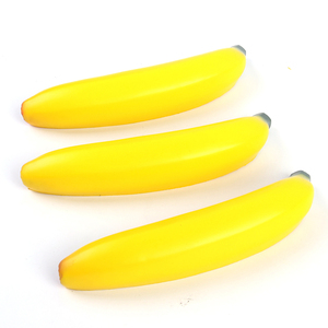 Pelota Antiestrés de Espuma de Poliuretano con Forma de Plátano, Personalizable con Logotipo, Juguete Antiestrés de Fruta, Pelota de Plátano para Apretar - Product Image 2