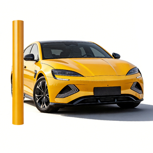 Film de protection de voiture en TPU PPF jaune érable métallisé super brillant, imperméable et résistant aux taches pour la beauté du véhicule - Product Image 1