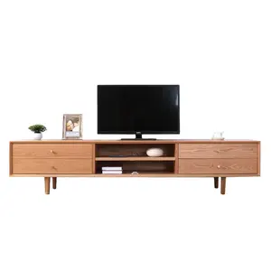 2019 New Model TV Stand Wooden Furniture TV Showcase, Living Room Wooden TV Stand Furniture, TV Stand Wall Units Designs