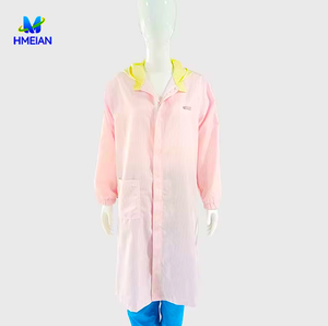 ROSE Polyester Grandes Poches Antistatique Robe À Capuche Lab <span class=keywords><strong>Blouse</strong></span> ESD SMOCK <span class=keywords><strong>Blouse</strong></span> Mdicale - Product Image 2