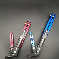 Béquille arrière universelle pour moto en acier inoxydable et aluminium, support latéral réglable, pied de support trépied pour le stationnement