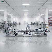 Machine automatique de remplissage, de bouchage et d'étiquetage quantitatif pour liquides visqueux