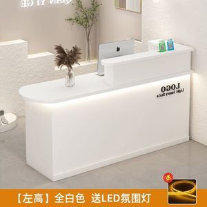 Mostradores de recepción de boutique de mármol al por menor modernos personalizados, Mostrador de caja registradora, Mostrador de pago - Product Image 3