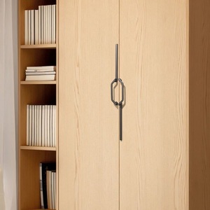Modern Minimalist Cabinet Door Handles Zinc Alloy Geometric <b>Wardrobe</b> Hardware - Product Image 2