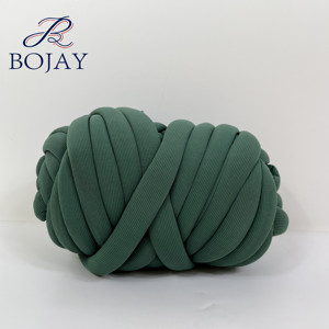 Bojay 500g topu 2cm süper tıknaz örgü tüp makine yıkanabilir çizgili iplik el örgü için - Product Image 3