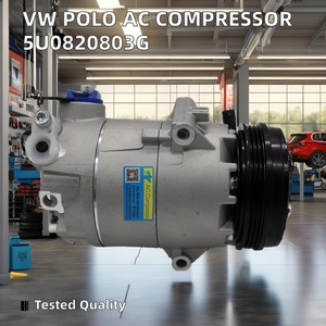 Compresseur de climatisation automobile CVC pour Volkswagen VW Polo FOX GOL COD 5U0820803G, référence 5U0820803 CS20053 - Product Image 2