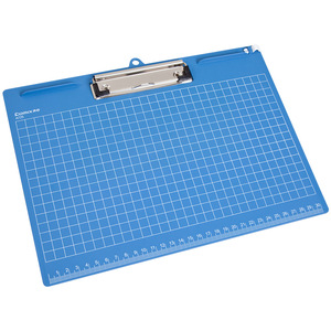Comix A725 – tableau d'écriture portable A4, presse-papiers à grille bleue horizontale pour notes de réunion - Product Image 2
