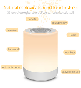 Lámpara de Noche para Niños, Lámpara de Alimentación para Bebés, Iluminación Suave, Colores, Máquina de Ruido Blanco con Temporizadores y Función de Memoria - Product Image 2