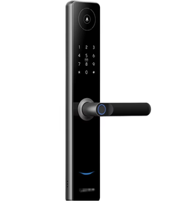 Precio de fábrica Cerradura Inteligente Rfid Contraseña Código digital de huellas dactilares Cerradura inteligente para el hogar Manija electrónica para apartamentos - Product Image 1