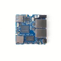 NanoPi R3S LTS Mini Soft Router Dengan Casing Logam CNC Rockchip RK3566 Android Box Dual Network Port Demon Board