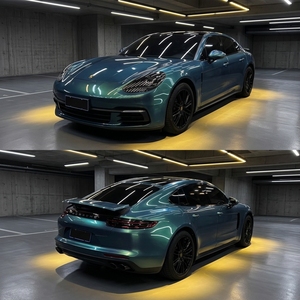 <span class=keywords><strong>Film</strong></span> de covering automobile PVC PET effet caméléon, vert royal métallisé ultra-brillant, rouleau décoratif pour carrosserie – Ventes Flash - Product Image 1