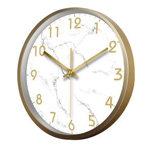 Đồng Hồ Tối Phát Sáng Sang Trọng Hiện Đại Đồng Hồ Treo Tường Đá Cẩm Thạch Điều Khiển Âm Thanh LED Không Ồn 12 Inch Đồng Hồ Điều Khiển Bằng Giọng Nói - Product Image 5