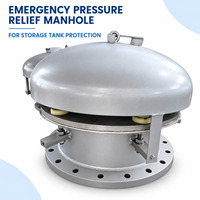 Couvercle de manway industriel à ressort pour le soulagement de la pression d'urgence, pour réservoir de stockage d'hydrocarbures atmosphériques, avec soupape de sécurité OEM