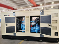 Générateur diesel électrique insonorisé ouvert 250KW/312.5KVA à moteur Weichai Yuchai Cummins Weifang Ricardo, prix usine