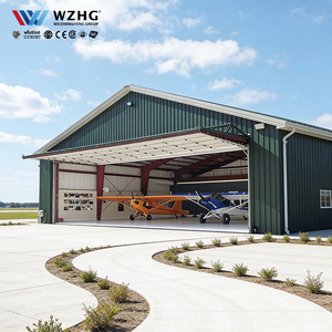 Edificio de Almacenamiento de Aviones con Estructura Metálica Industrial Confiable - Product Image 1