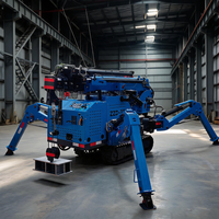 Grue araignée RST L-728 de 3/5/8 tonnes, hydraulique diesel, télescopique sur chenilles, vente directe usine pour le marché de levage lourd en Asie du Sud-Est