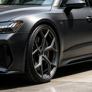 Op maat gesmede gunmetal diep concave Y-spaaks lichtgewicht velgen 5x112 20 21 22 23 inch velgen voor Audi RS7 RS6 R8 RS Q8 - Product Image 1