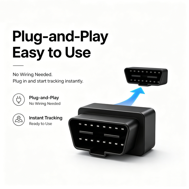 4G Wireless OBD GPS Vehicle Tracker with Real-Time Tracking Multi-Mode Positioning GPS Tracker OBD  Fleet Management