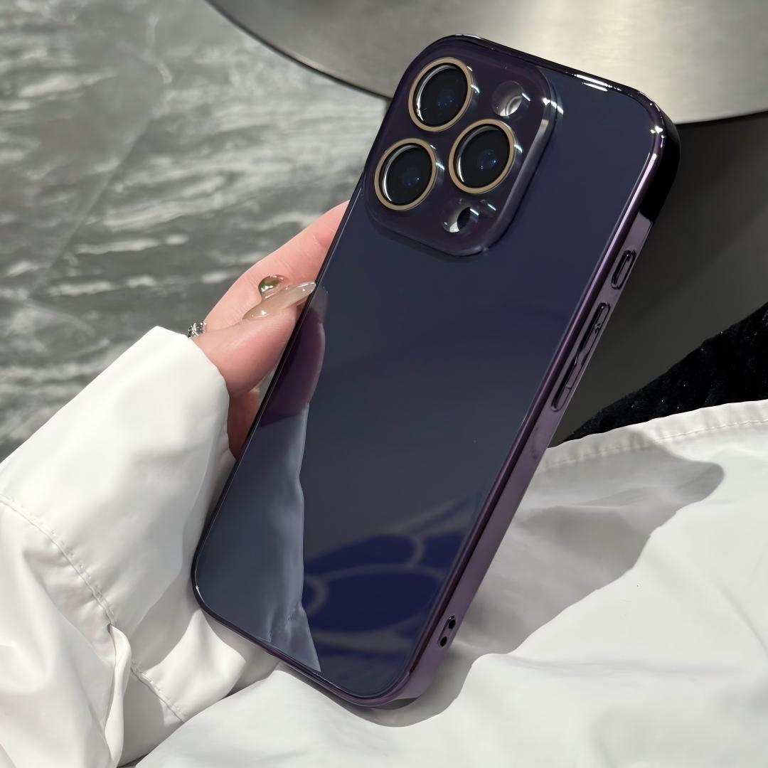 Dark Purple [Silver Logo, Electroplated Glossy Glass]