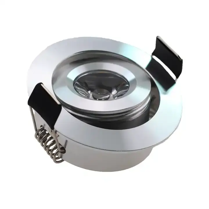 DC12V 3W CREE 3000K argento alloggiamento Led Nickel bianco argenteo rotondo Led plafoniera