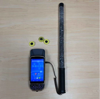 Lecteur RFID portable 134,2 kHz avec antenne stick optionnelle FDX-B HDX BT WiFi Système Android Lecteur PDA pour animaux Identification des animaux
