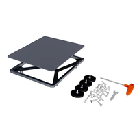 Support de toit de voiture Starlink Mini blanc en alliage d'aluminium, fixation magnétique brevetée à dégagement rapide, kit de montage Starlink Mini pour camping-cars, fourgonnettes, bateaux