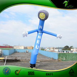 Gonfiabile Pubblicitario <span class=keywords><strong>Blu</strong></span> / Uomo Gonfiabile - Strumento Pubblicitario Danzante e Salutante per Promozioni Autolavaggi e Grandi Inaugurazioni - Product Image 1