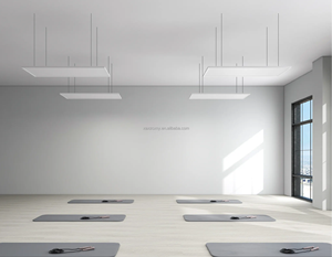 Plaque Chauffante Intelligente en Cristal de Carbone Infrarouge 400W pour Plafond, Idéale pour Salle de Yoga Chaleureuse et Salon – Vente en Gros - Product Image 3