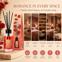 Ensemble de diffuseurs à bâtonnets multi-parfums 100 ml, options florales, fruitées, boisées et gourmandes pour les importateurs et les chaînes de magasins