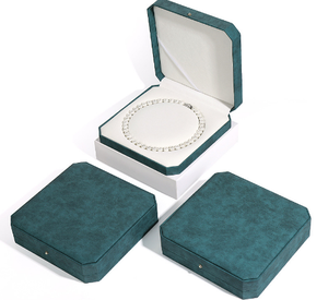 กล่องเก็บสร้อยคอไข่มุกหนัง PU กล่องเก็บสร้อยคอ-วันแม่กล่องไข่มุกวันวาเลนไทน์ขายส่ง - Product Image 1