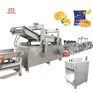 Mini Plantain Banana Chips Making Production Machine Banana Chips Production Line Small Scale Plantain Chips Production Machine
