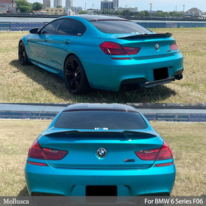 For 6 Series F06 4Door Gran Coupe M6/F13 2Door Coupe M6 PSM Style Carbon Fiber <b>Rear</b> <b>Spoiler</b> Trunk Wing 2011-2018 - Product Image 6
