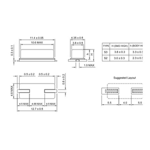 Oscilador pasivo <span class=keywords><strong>de</strong></span> <span class=keywords><strong>cristal</strong></span> <span class=keywords><strong>de</strong></span> <span class=keywords><strong>cuarzo</strong></span> SMD 10Mhz <span class=keywords><strong>20Mhz</strong></span> 22,1184 Mhz 24Mhz 25Mhz 27Mhz 27,12 Mhz - Product Image 4