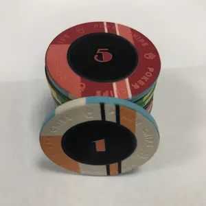 10g EPT 39 x 3mm Ceramic Poker Chips, Casino Quality ceramic chip