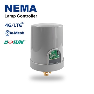 Bosun thông minh thành phố 4 gam/LTE <span class=keywords><strong>LED</strong></span> chiếu sáng đường phố điều khiển từ xa hệ thống quản lý IP65 <span class=keywords><strong>LED</strong></span> NEMA đèn điều khiển - Product Image 1