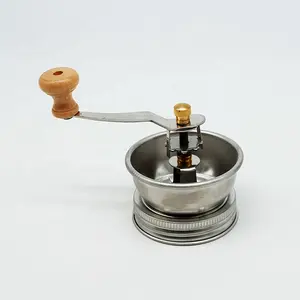 Available Stock with Adjustable Setting Stainless Steel Hand Coffee Grinder Manual Coffee Makers Coffee Mill