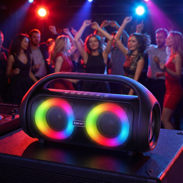BKK  Manufacturer B96  of 20W Portable Speaker Boomboxes With Colorful Lights