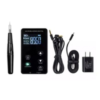 Machine à Maquillage Semi-Permanent Microblading Électrique en Acier Inoxydable OEM Usine Kits Dermographe Sourcils Lèvres Tatouage Noir CTM07