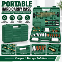 Kit de nettoyage d'armes à feu multi-calibres AVIC HANGTE 58 pièces avec brosses de nettoyage, tiges en laiton, chiffons en coton et étui de transport rigide pour la chasse