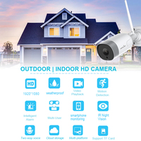 Alta calidad HD 1080P HD wifi al aire libre 2p2 inalámbrico 2mp cctv ip cámara de seguridad con audio de dos vías apoya nube Y tarjeta TF