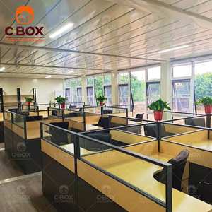 Cbox - Edificio de Oficinas Moderno de 2 Pisos, Prefabricado, de Panel Sándwich de Acero Modular, Fácil de Ensamblar, Casa Contenedor en Paquete Plano - Product Image 4