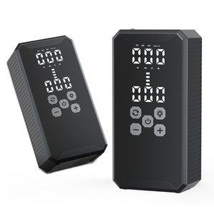 Inflador de Neumáticos Inteligente Portátil para Automóvil, Bomba de Aire Eléctrica de 16 V con Arrancador de Emergencia, Apagado Automático y Luz LED - Product Image 1