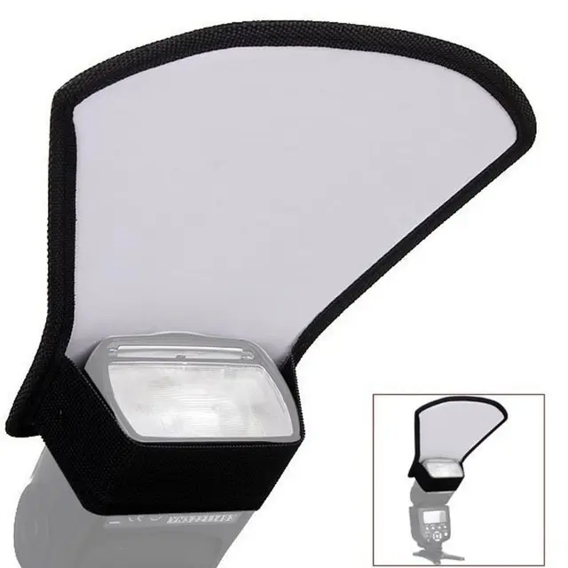 Kasin Bianco Camera Flash Diffusore Softbox Foto Riflettore di Luce del Flash Per Fotocamere Canon 11*18*20 centimetri